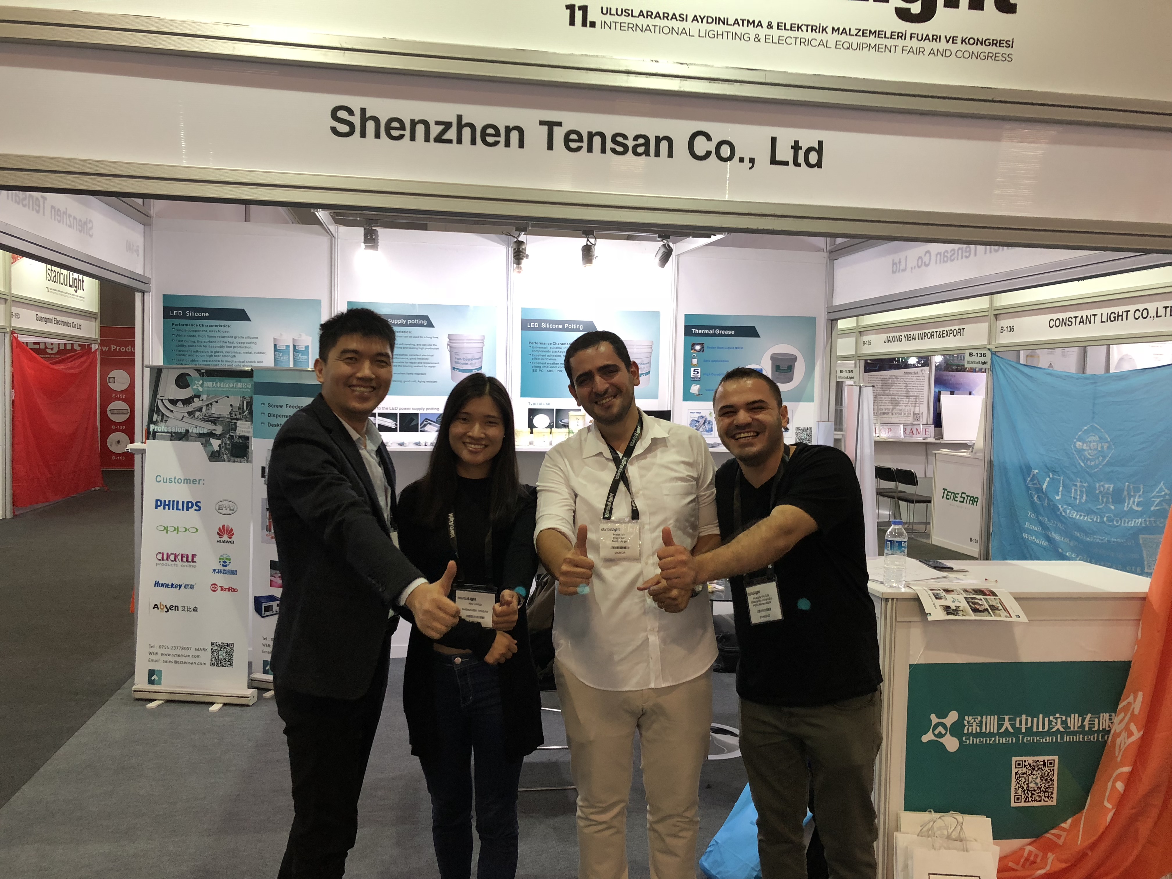 Tensan participates in isatnbul lighting 2018