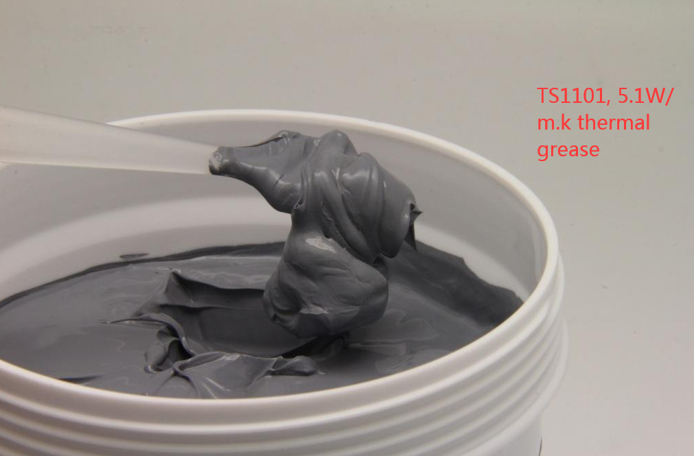 How will the heat dissipation performance of thermal grease be affected in the commonly used material components?