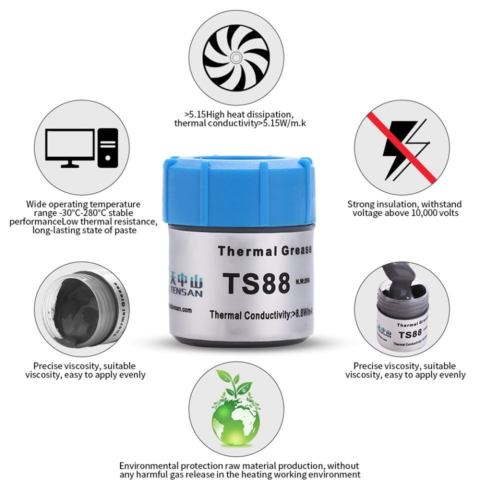 How often do we replace thermal grease on computer?