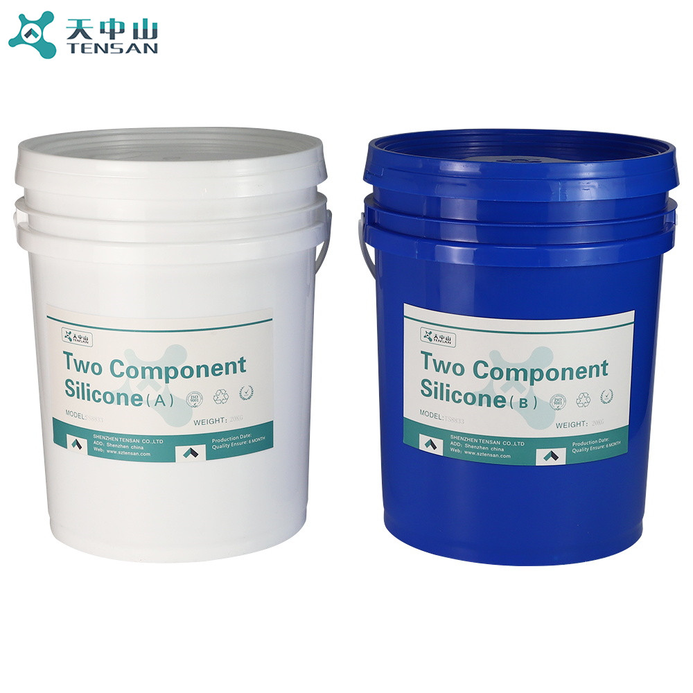 What are the characteristics of two-component electronic potting glue? 