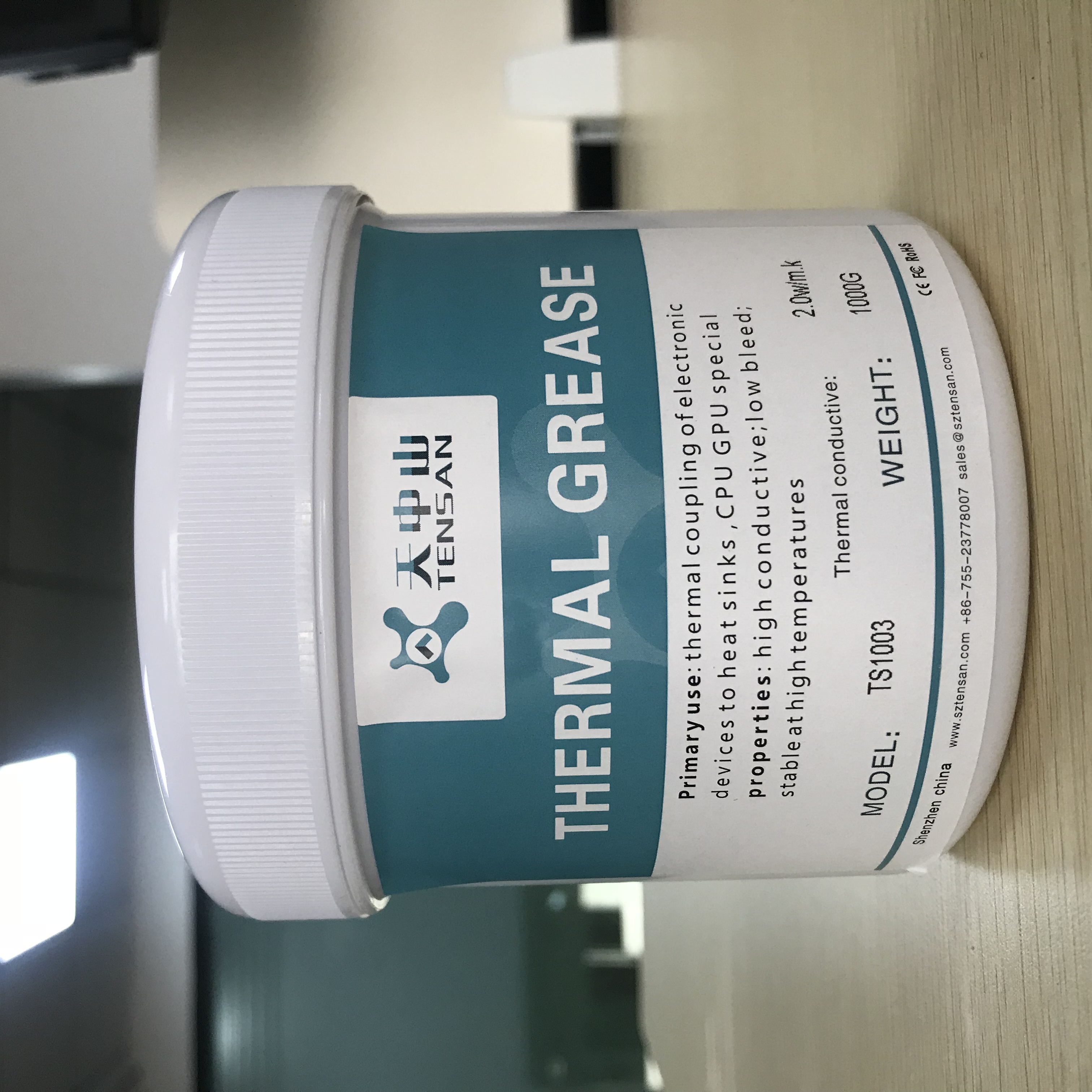How to handle Dried Thermally Conductive Silicone Grease