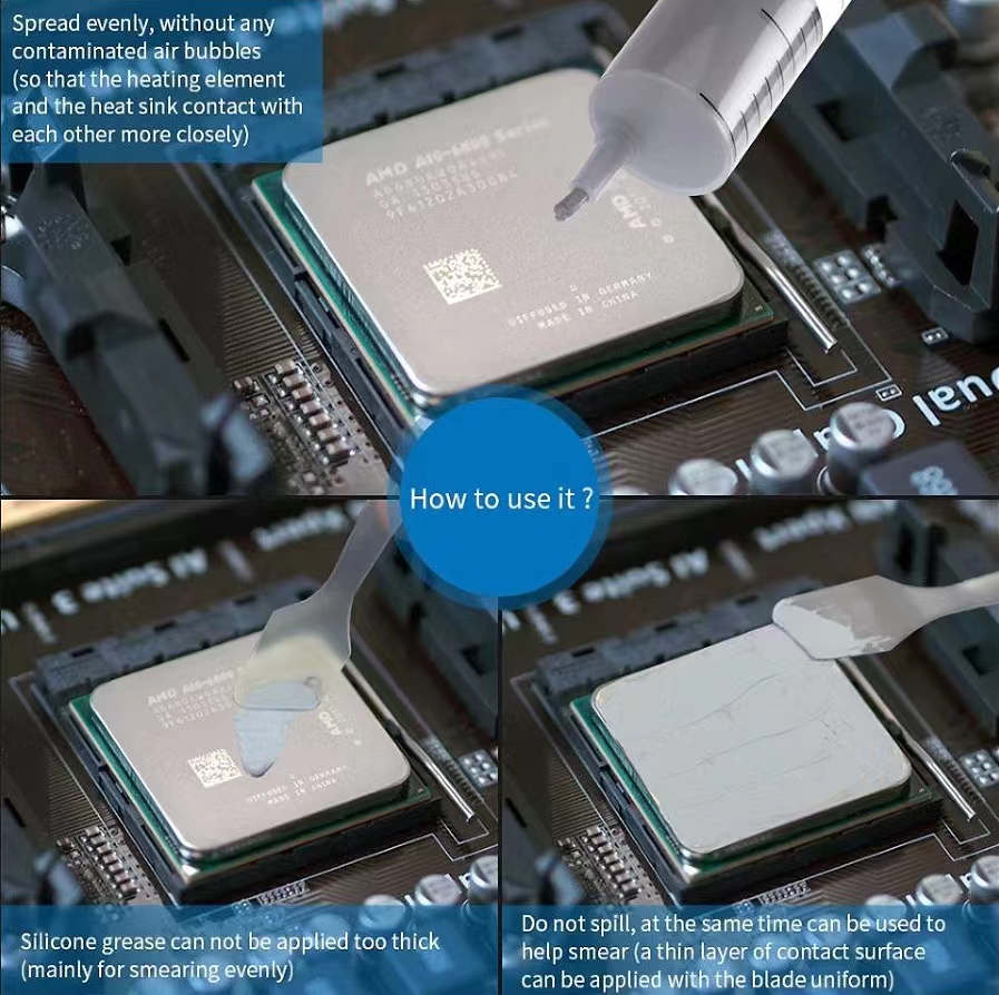 Guide to use thermal paste