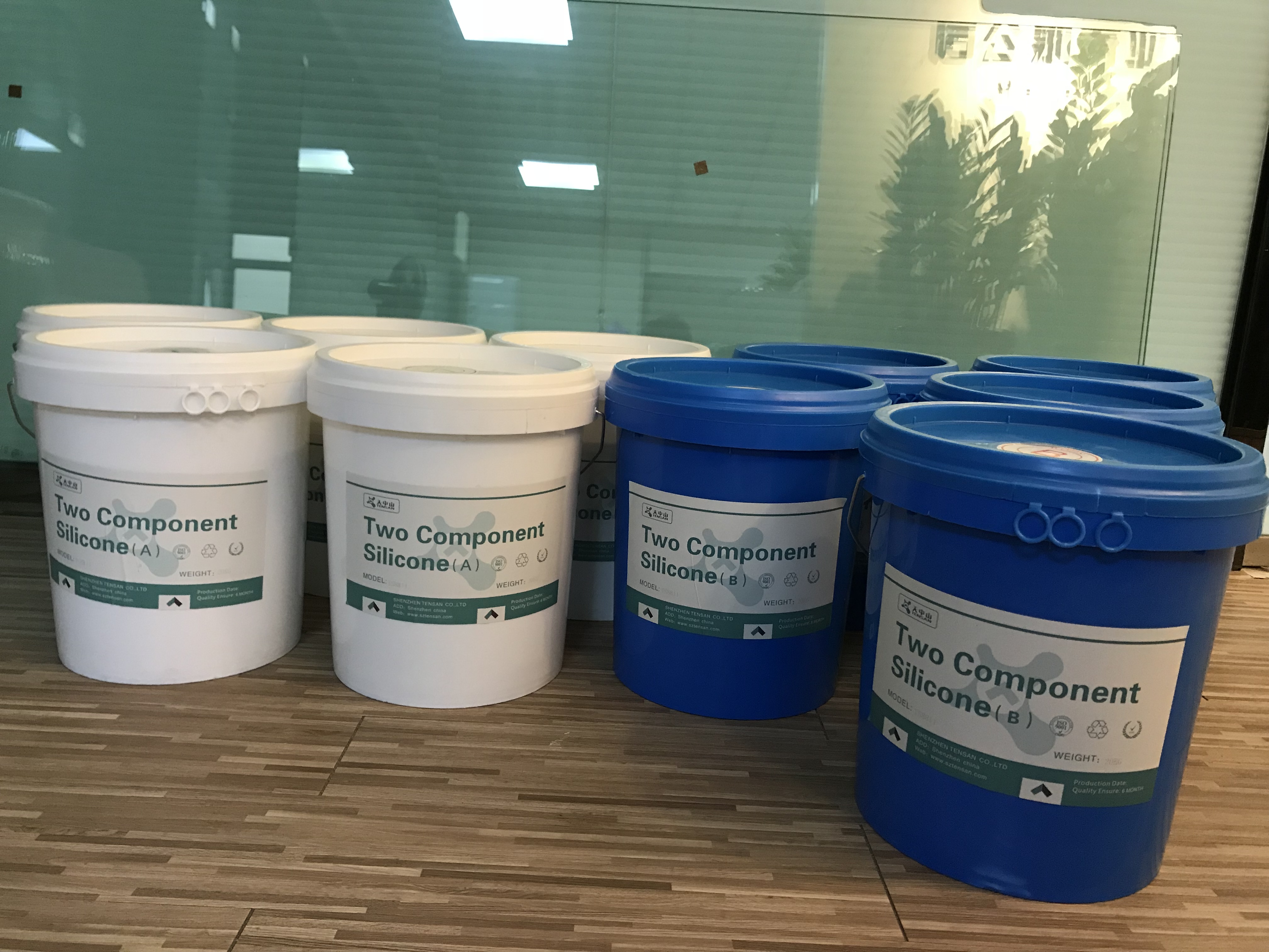 Functions of sealing AB silicone