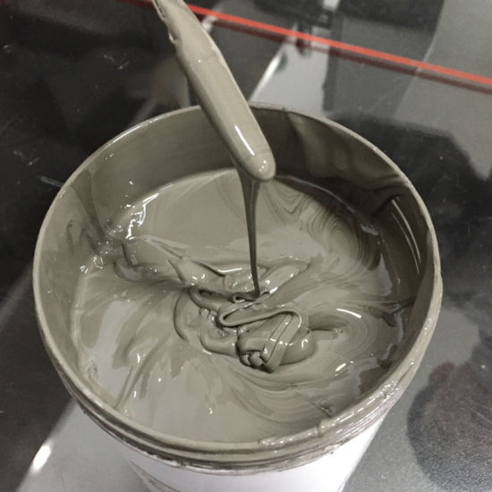 What is a potting adhesive used for?