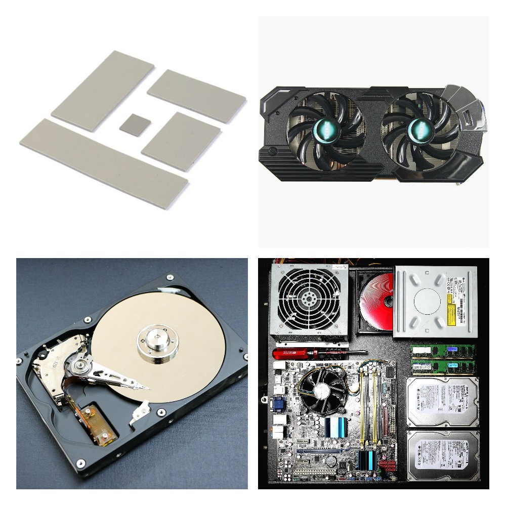 Analysis of thermally conductive interface materials