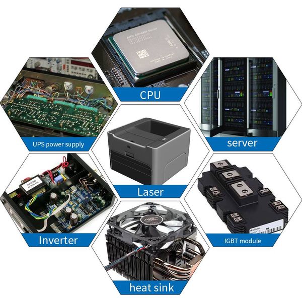 What is the effect of using thermal grease on computer?