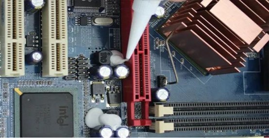What factors are related to the deep curing of silicone adhesive