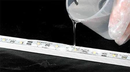 Is silicone potting compound transparent after curing? alt=