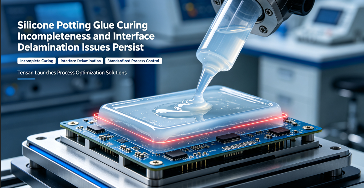 Silicone Potting Glue Curing Incompleteness and Interface Delamination Issues Persist — TENSAN Launches Process Optimization Solutions alt=