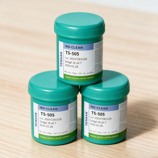 Lead-Free No-Clean SnAgCu Solder Paste for High-Reliability SMT Assembly