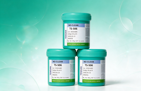 Low-Ag Low-Void No-Clean Solder Paste