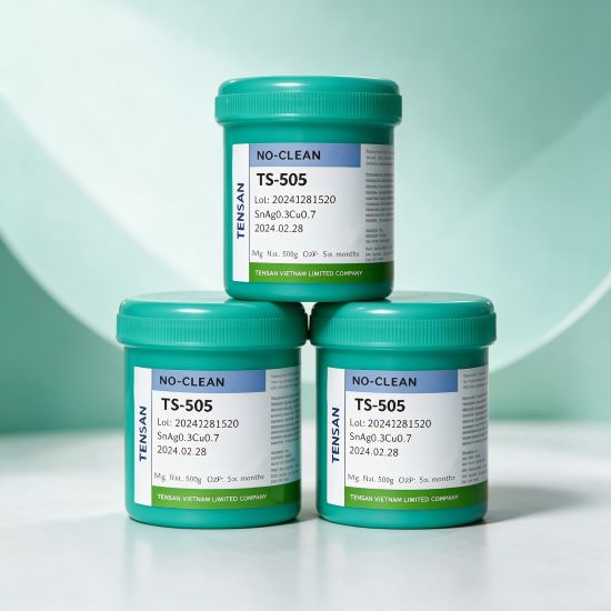 Low Voiding Lead-Free Solder Paste
